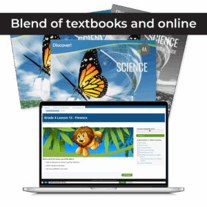 DiscoverBlended_ProductImage_07-23_Science_Grade4_withRibbon Discover! Science 4th Grade Blended Set