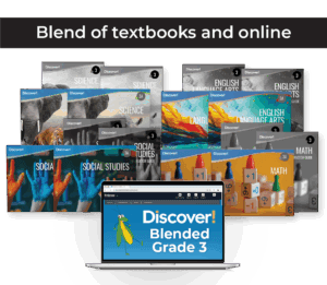 Discover_ProductImages_2025_BlendedSeries3noBkgr_withRibbon Discover! 3rd Grade Blended 4-Subject Set