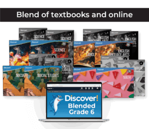Discover_ProductImages_2025_BlendedSeries6noBkgr_withRibbon Discover! 6th Grade Blended 4-Subject Set