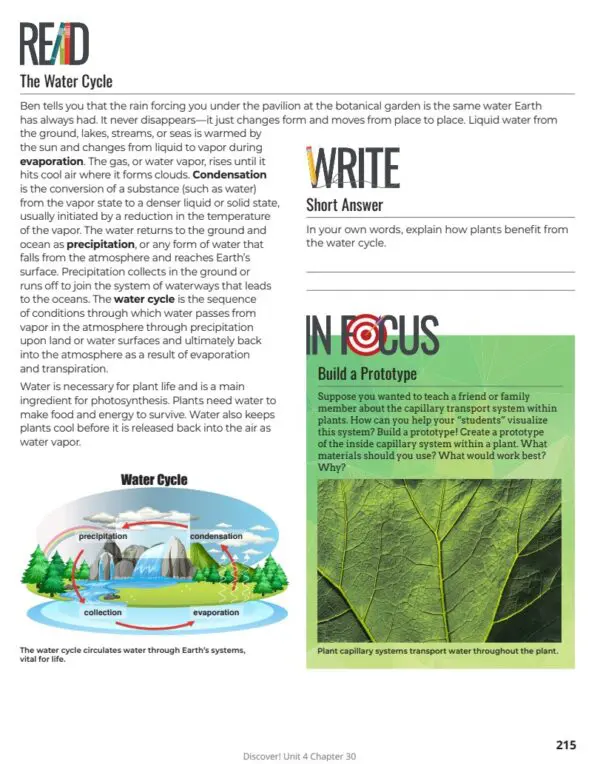 LS A 3 Discover! MS Life Science Set