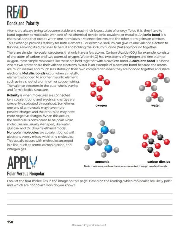 PS A 4 Discover! MS Physical Science Set