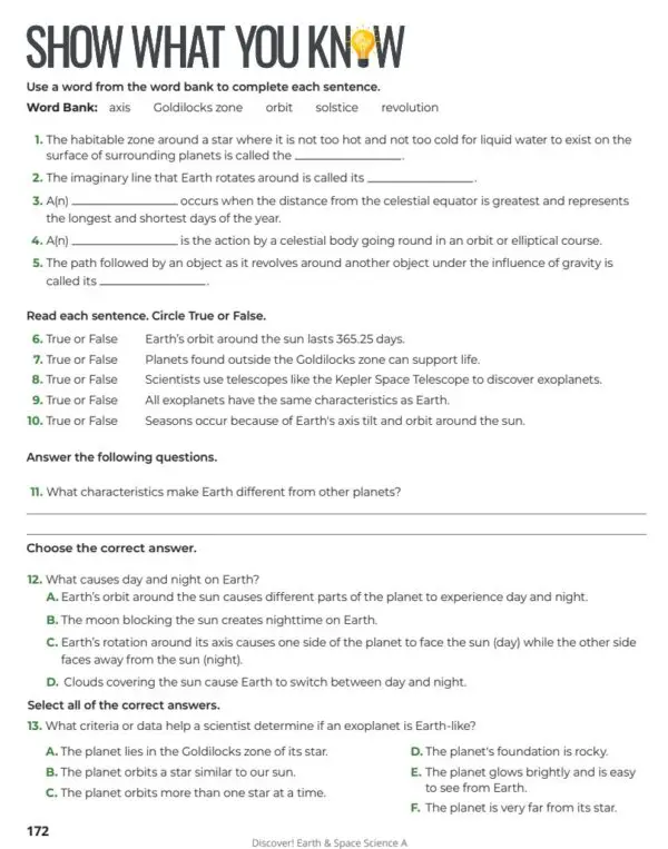 Discover! MS Earth and Space Science Set