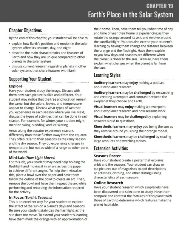 Discover! MS Earth and Space Science Set