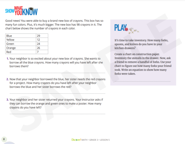 Discover! Math 3rd Grade Set - Image 5