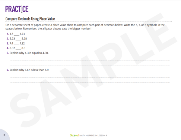 Discover! Math 5th Grade Set - Image 4