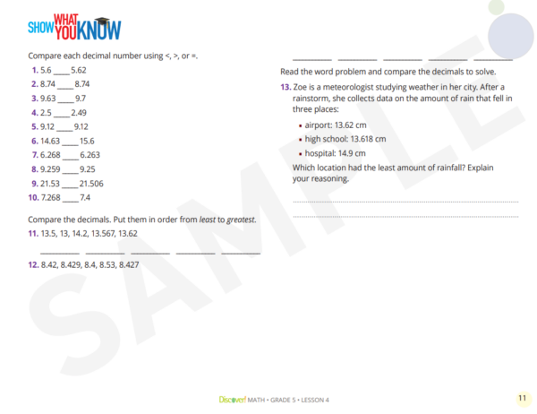 Discover! Math 5th Grade Set - Image 5