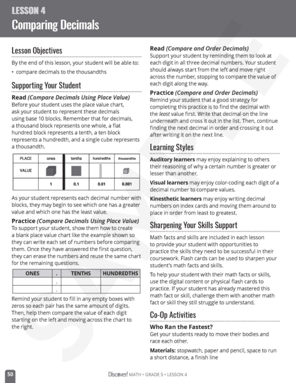 Discover! Math 5th Grade Set - Image 8