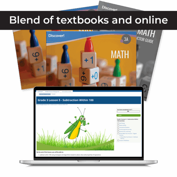 *Discover! Math 3rd Grade Blended Set