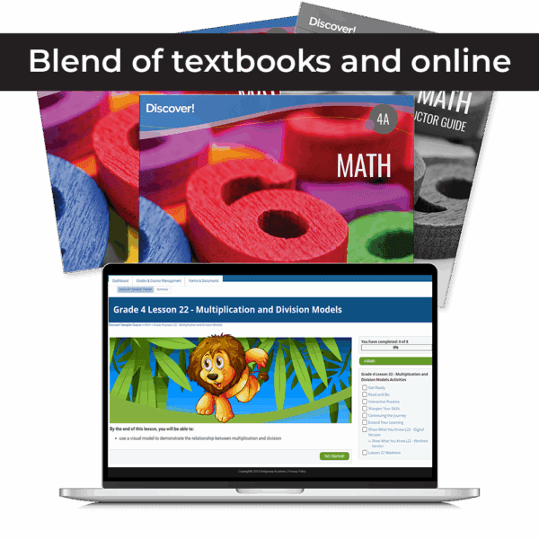 *Discover! Math 4th Grade Blended Set
