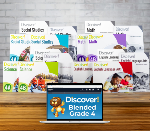 *Discover! 4th Grade Blended 4-Subject Set