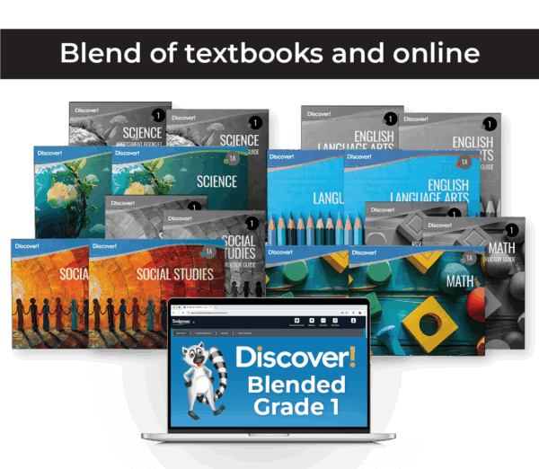 *Discover! 1st Grade Blended 4-Subject Set