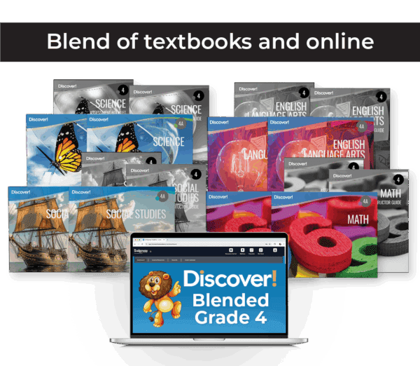 *Discover! 4th Grade Blended 4-Subject Set